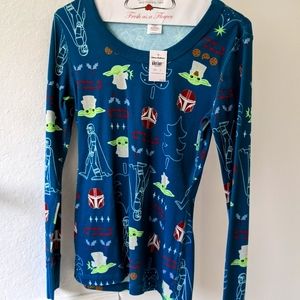 Hanna Andersson PJ top Star Wars Mandalorian